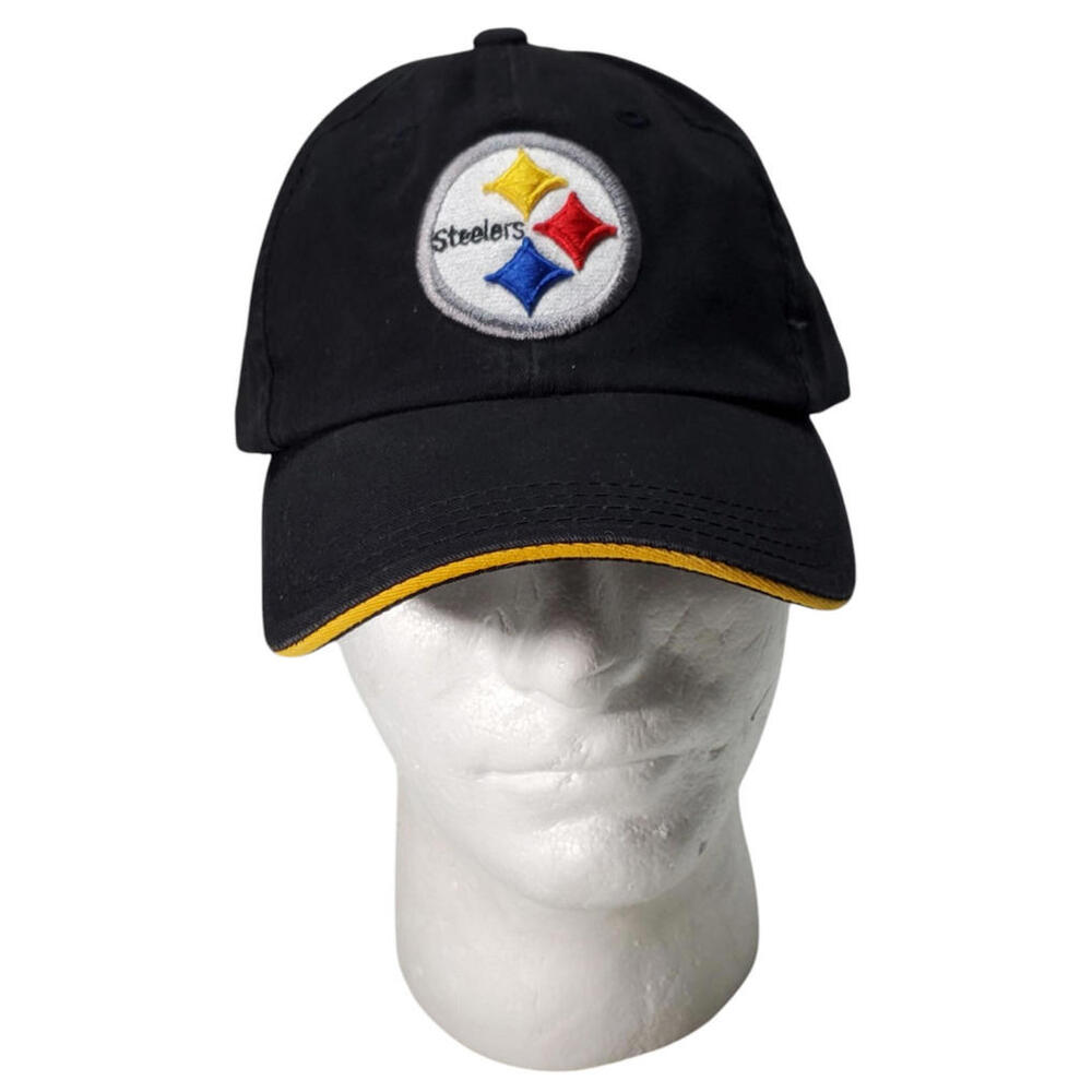 Vintage Pittsburgh Steelers NFL Football Logo Athletic Strapback Hat Cap